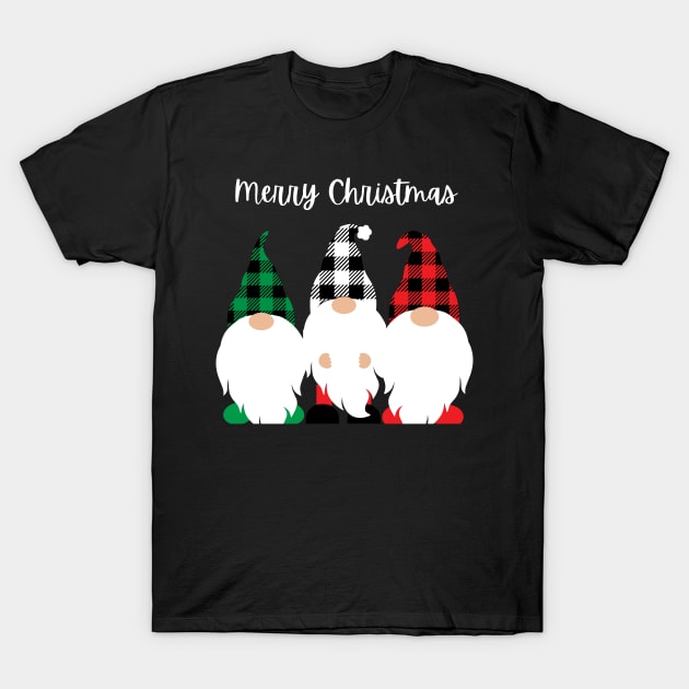 Christmas gnome design T-Shirt by Lindseysdesigns